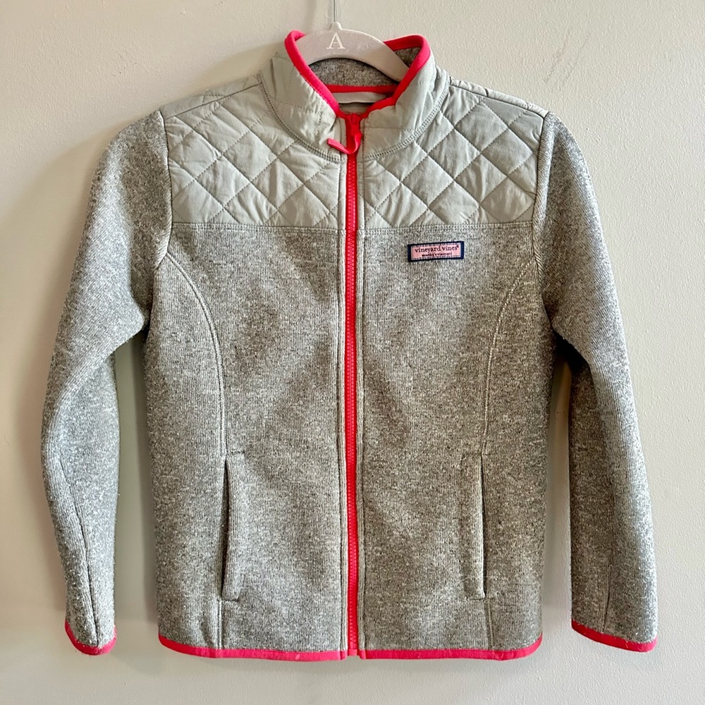 Vineyard Vines Kids Girls Zip Up Jacket